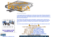 Desktop Screenshot of enciclopediadellapesca.it