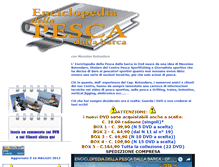 Tablet Screenshot of enciclopediadellapesca.it